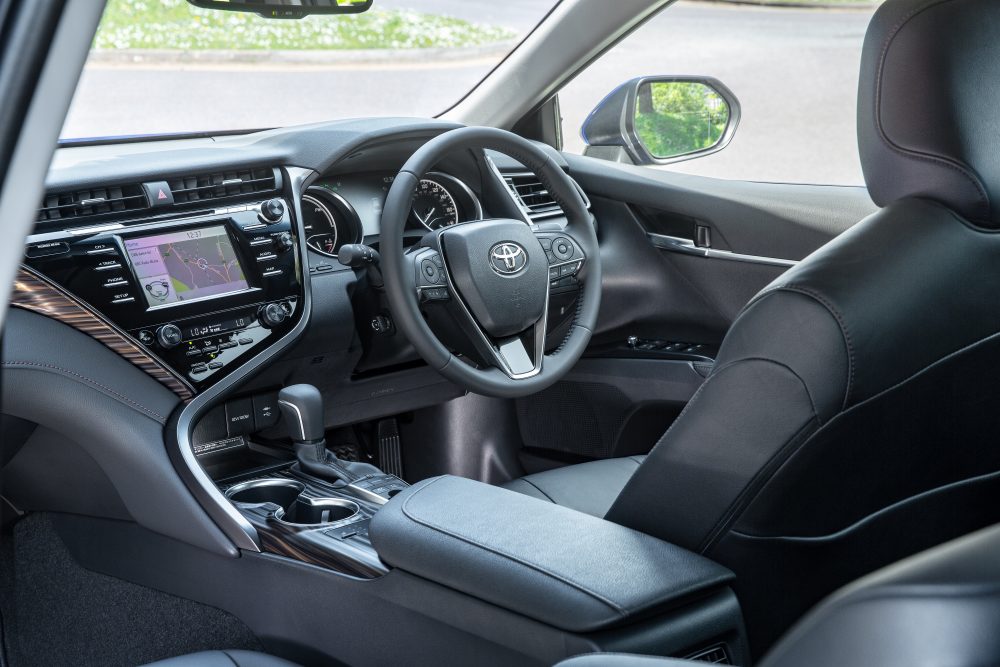 Toyota-Camry-Hybrid-Excel-Galactic-Blue-interior